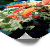 Zee koraal onderwater en tropische vis poster (Hoek)