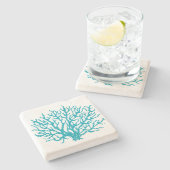 Zee Koraal Onderzetter Gift (Zijkant)