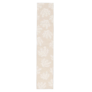 Zee Koraal Silhouet | Door de Zon Gebrand Zand Medium Tafelloper