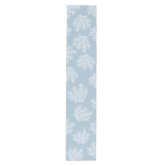 Zee Koraal Silhouet | Nevelig Blauw Medium Tafelloper