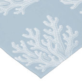 Zee Koraal Silhouet | Nevelig Blauw Medium Tafelloper (Hoek)