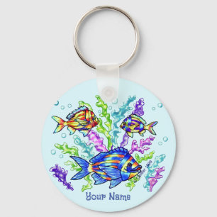 Zee Koraalvis Sleutelhanger