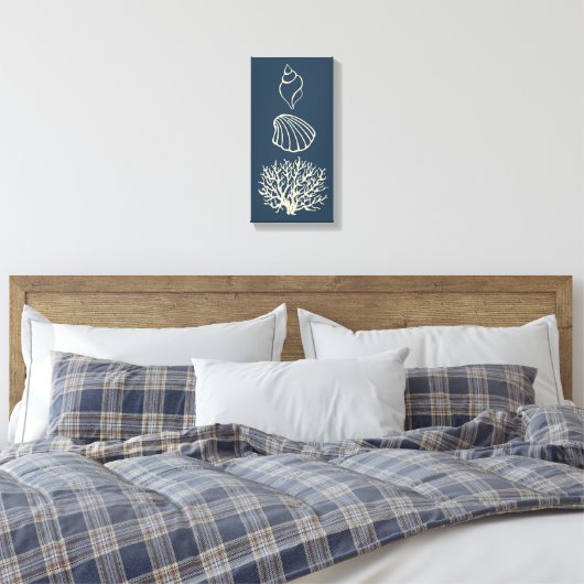 Zee koraalwand Kunstcanvas Canvas Afdruk (Insitu (Slaapkamer))