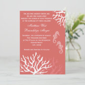 Zee Koraalweddenschappen Kaart (Staand voorkant)