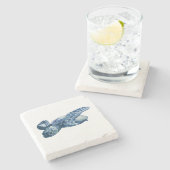 Zee Kortstondige Onderzetter (Zijkant)