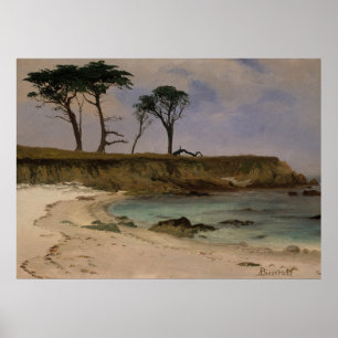 Zee Kreek Door Albert Bierstadt Poster