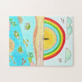 Zee Kreukvrij - fijn persoonlijk tintje Legpuzzel (Horizontaal)