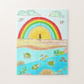 Zee Kreukvrij - fijn persoonlijk tintje Legpuzzel (Verticaal)