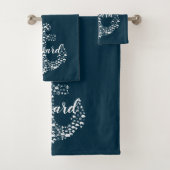 Zee Kristallen Anchor Nautical / Coastal Bad Handdoek (Insitu)