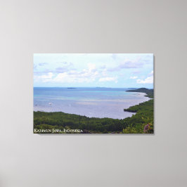 Zee kust strand landschap reis fotografie canvas afdruk