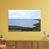 Zee kust strand landschap reis fotografie canvas afdruk (Insitu (Woonkamer))