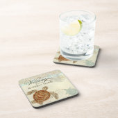 Zee - Kustkust - Welkom bij strand Drankjes Onderzetter (Rechterzijde)