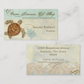 Zee Kuststrand - Visitekaartjes (Voorkant / Achterkant)