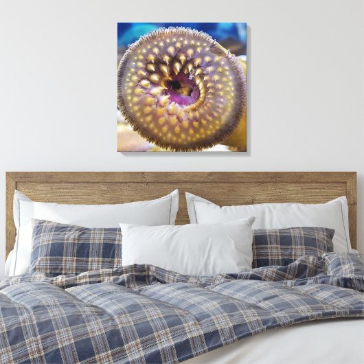 Zee Lamprey Mouth Poster Canvas Afdruk (Insitu (Slaapkamer))
