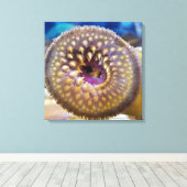 Zee Lamprey Mouth Poster Canvas Afdruk (Insitu (Houten vloer))