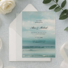 Zee Landscape Wedding Invitation Kaart