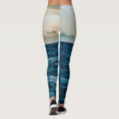  Zee landschap Leggings (Achterkant)