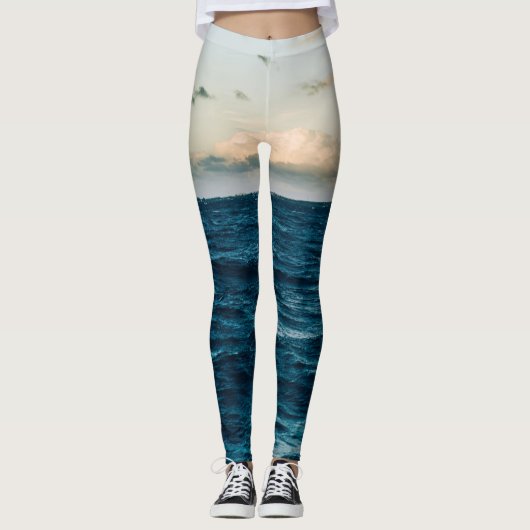  Zee landschap Leggings (Voorkant)
