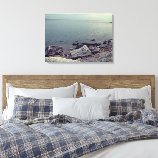 Zee Landschapsfotografie Print (Insitu (Slaapkamer))