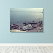 Zee Landschapsfotografie Print (Insitu (Houten vloer))