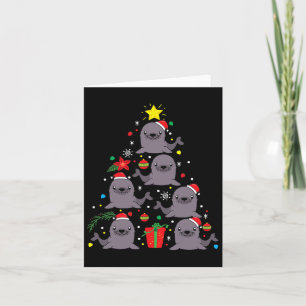 Zee Leeuw Kerst Ornament Tree Funny Schattige Mom Kaart