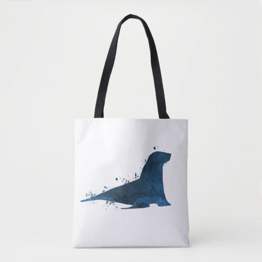 Zee leeuw tote bag (Voorkant)