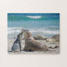 Zee leeuw zealion schattige baby, kinder 252 legpuzzel