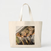 Zee leeuwen die op de grote Canvas tas van de rots (Voorkant)