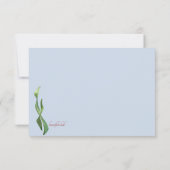 Zee leven dank u kaart (Achterkant)