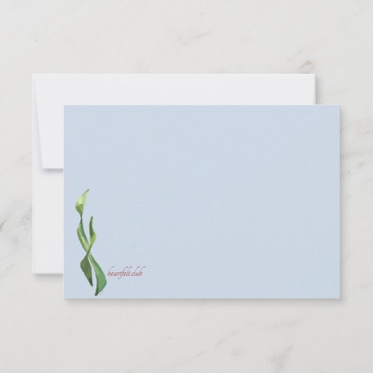 Zee leven dank u kaart (Achterkant)