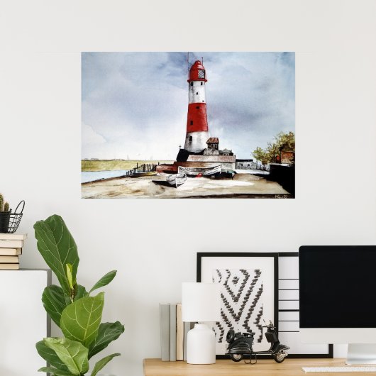 Zee Licht Poster (Thuiskantoor)