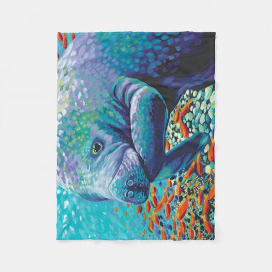 Zee Lieverd II Fleece Deken (Voorkant)