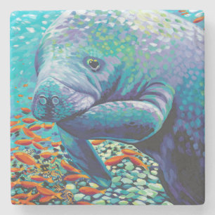 Zee Lieverd II Stenen Onderzetter