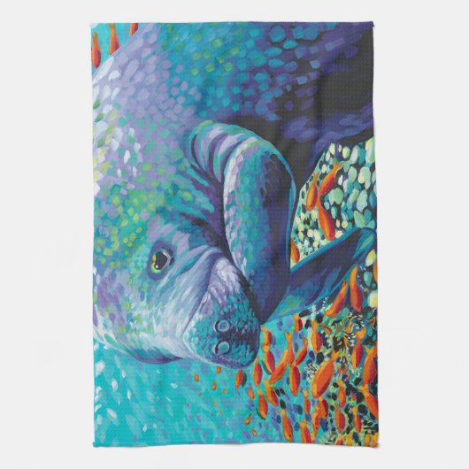 Zee Lieverd II Theedoek (Verticaal)