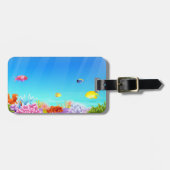 Zee Life achtergrond Bagagelabel (Voorkant horizontaal)