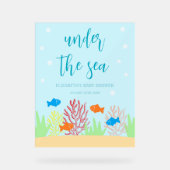 Zee Life Baby shower Acryl Bord (Voorkant)