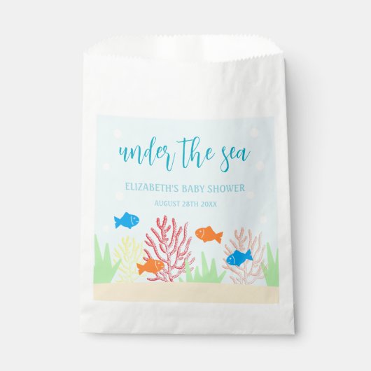 Zee Life Baby shower Bedankzakje (Voorkant)