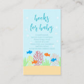 Zee Life Baby shower Boeken voor Baby Informatiekaartje (Voorkant)