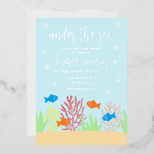 Zee Life Baby shower Folie Uitnodiging