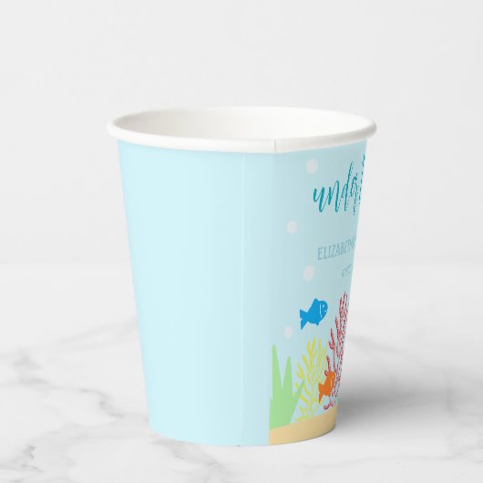 Zee Life Baby shower Papieren Bekers (Rechts)