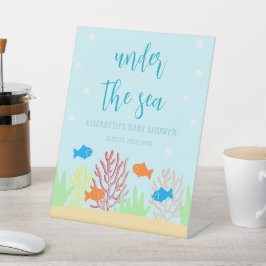 Zee Life Baby shower Reclamebord Met Voetstuk