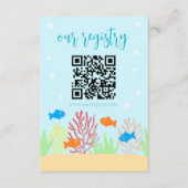 Zee Life Baby shower Registry Informatiekaartje (Voorkant)