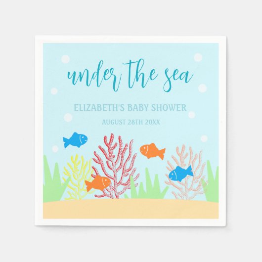 Zee Life Baby shower Servet (Voorkant)