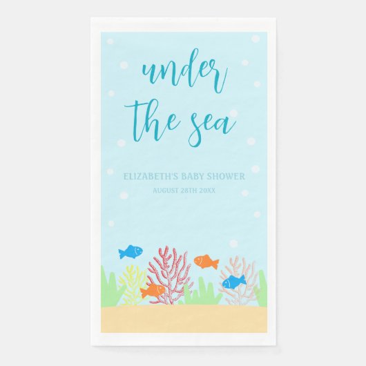 Zee Life Baby shower servetten (Voorkant)