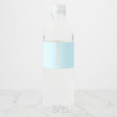 Zee Life Baby shower Waterfles Etiket (Achterkant)
