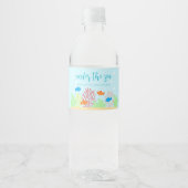 Zee Life Baby shower Waterfles Etiket (Voorkant)