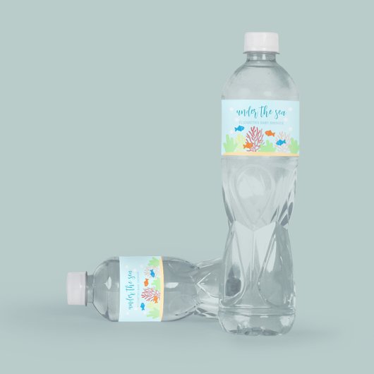 Zee Life Baby shower Waterfles Etiket