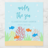 Zee Life Baby shower Wijn Etiket (Enkel label)