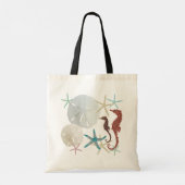 Zee Life Beach Bestemming Bruiloft Welkom Tote Bag (Achterkant)