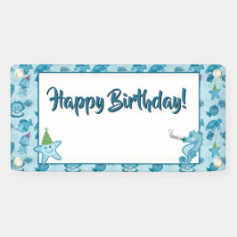 Zee Life Birthday Banner met ruimte om aan te pass